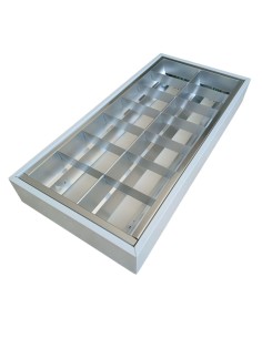 Disano 14120308 confort t8 777 fl 2x18 cel blanco