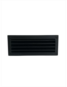 Simes S.4559.09 Rectangular Minibrique with black grille 7w G23 Ip54 Dim.185x76x92 2