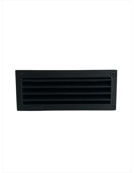 Simes S.4559.09 Minibrique rettangolare con griglia nero 7w G23 Ip54 Dim.185x76x92