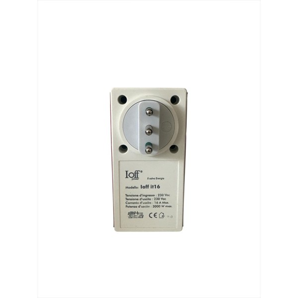 I-OFF IT16 Energy Saver Plug-Socket 16a two-way