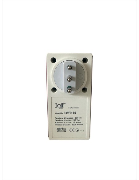 I-OFF IT16 Energy Saver Plug-Socket 16a two-way