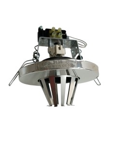 Lampe encastrée Fontana arte m3135/cr chromée, environ 50 W, culot GU5.3, verre satiné, d.13cm