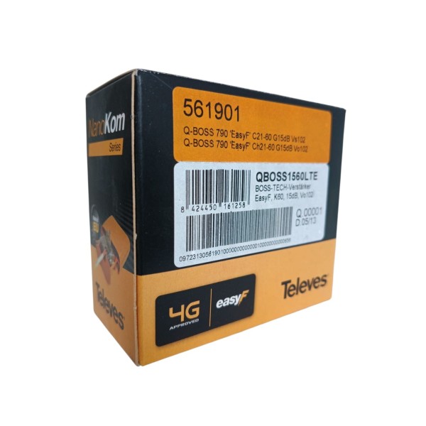 Televes 561901 Amplificatore bosstech da palo uhf 12/24v 470-790 hz