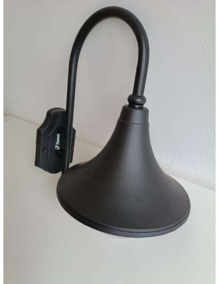 Poliplast 400408 wall-mounted lantern E27 60W IP44 Elena black