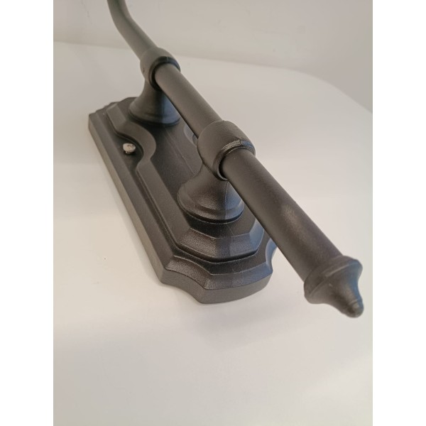 Nobile 2033/02/NE Lampada a parete lampara nera in metallo e27 100w