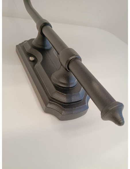 Nobile 2033/02/NE Lampada a parete lampara nera in metallo e27 100w