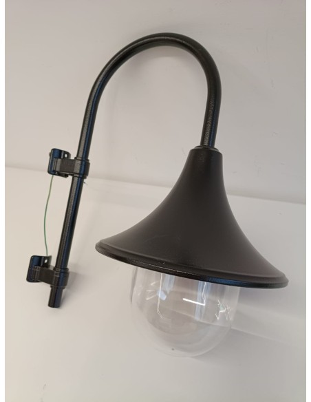 Lampe sur pied Lanzini 32500 en métal noir moderne avec douille E27 100W