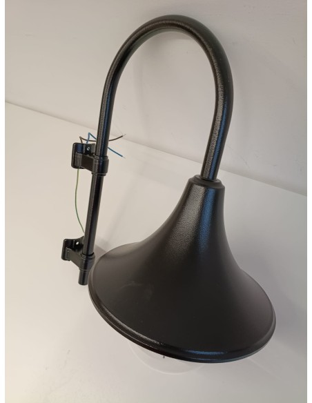 Lanzini 32500 Modern black metal lamp with E27 100W pole fitting