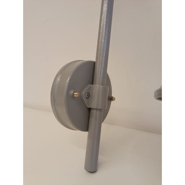 Lanzini 31006 lampada moderna  lanterna da parete grigia e27 100w in metallo