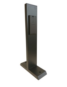 Arealite f0212 palo per lampade kit/set/klio h 50 cm alluminio nero