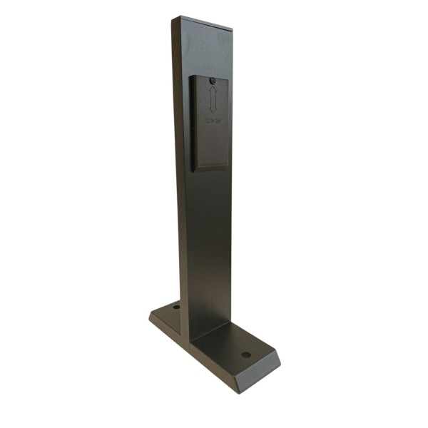 Arealite f0212 palo per lampade kit/set/klio h 50 cm alluminio nero
