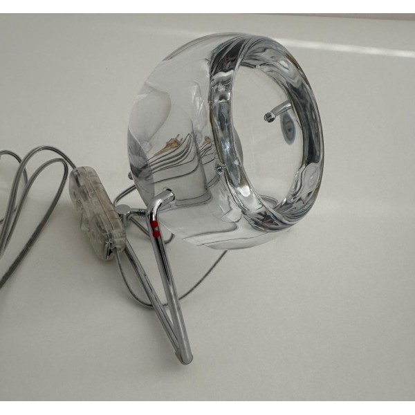Fabbian d57b0300 Beluga lampada tavolo in vetro cristallo trasparente 1x50w gu10