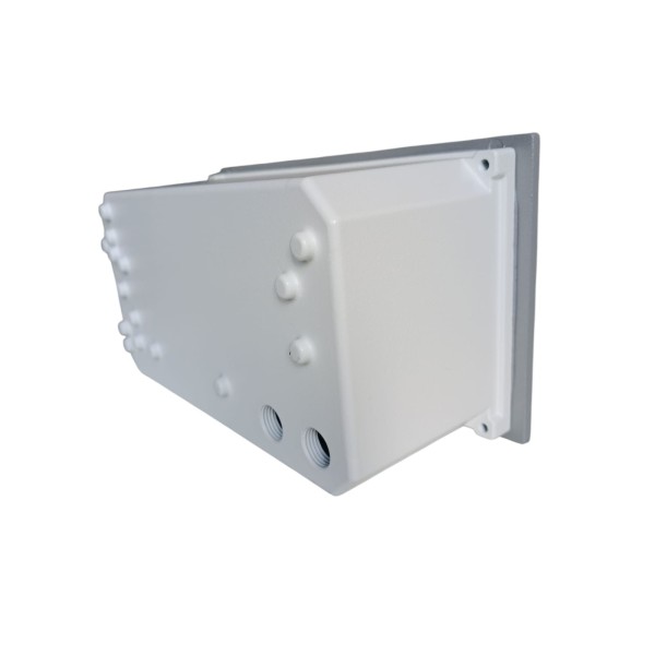 Applique murale encastrée Ares 820117.2 Alice2 60 W E27 grise