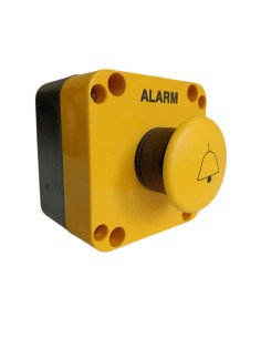 Bouton d'alarme champignon jaune Giovenzana PQ01FN3 1, 40 mm