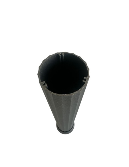 Goccia illumin. 3501GR Palo per I-lux h.385mm diam.60mm alluminio color grigio grafite