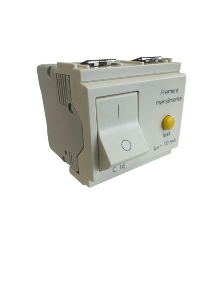 Vimar 16521.16.B Idea series 16A 10MA differential circuit breaker, white