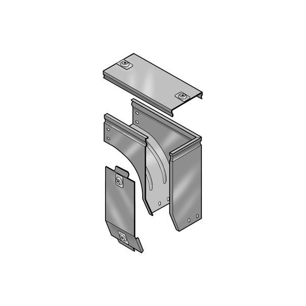 Legrand 31ayc300z p31 curva con variazione di piano discesa sinistra 300x75 z