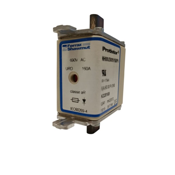 Fusible Mersen K320169C 160 A 690 V URD NH00UD69V160PV Ferraz Shawmut