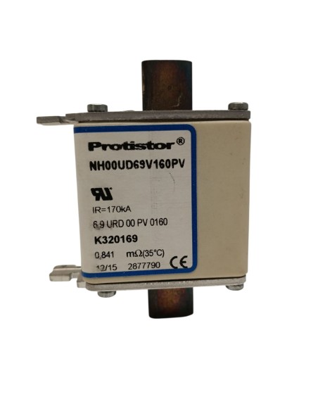 Fusible Mersen K320169C 160 A 690 V URD NH00UD69V160PV Ferraz Shawmut