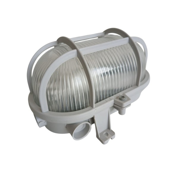 Krea Design 41346 eco-60 lampada grigia da parete esterno e27 ip44