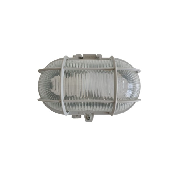 Krea Design 41346 eco-60 lampada grigia da parete esterno e27 ip44