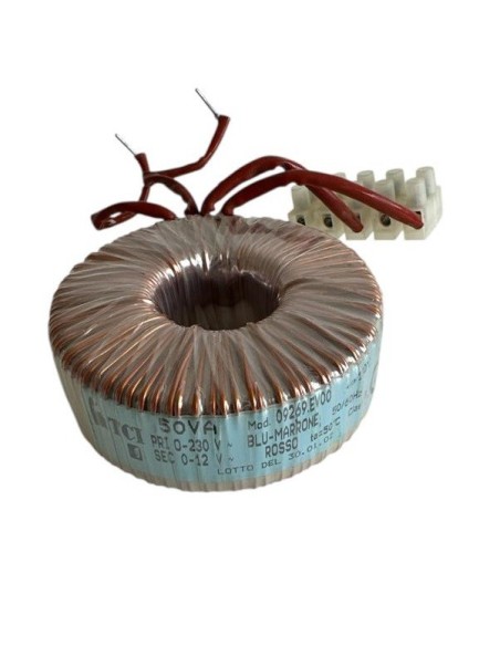 TCI 09269.EV00 Toroid Transformer 50va pri 0-230v sec 0-12v
