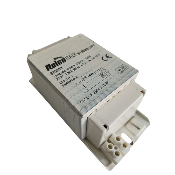 Alimentation Relco b150ms 2//pt pour lampes aux halogénures de sodium 150w s52537