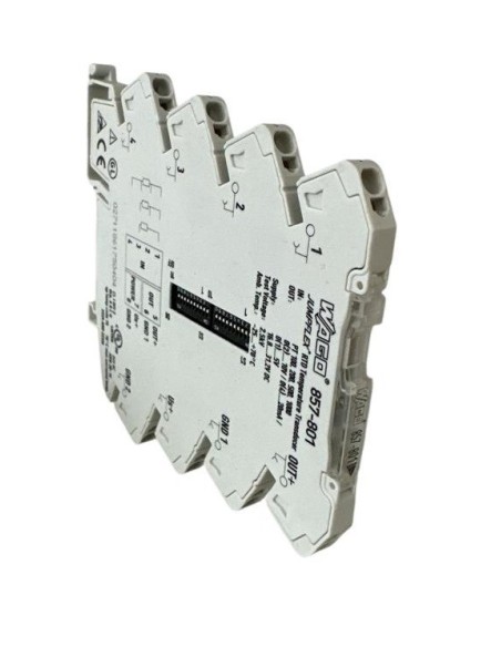 Wago 857-801 UI Temperature Signal Transducer for RTD Sensors