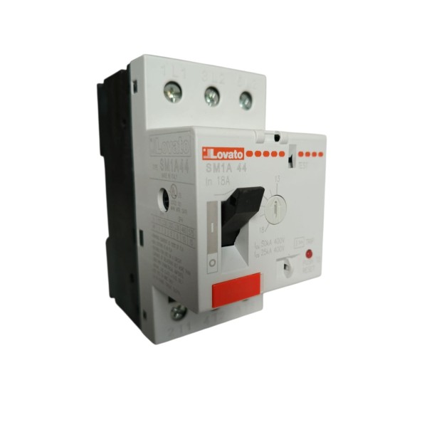Lovato 11sm1a44 interruttore magnetotermico salvamotore sm1 a 44 13-18a 50ka