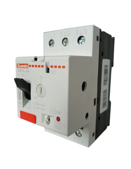 Lovato 11sm1a44 interruttore magnetotermico salvamotore sm1 a 44 13-18a 50ka