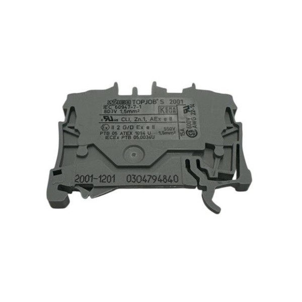 Wago 2001-1201 Morsetto passante per 2 conduttori 1,5mm