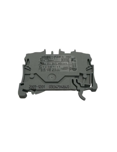 Wago 2001-1201 Feed-through terminal block for 2 conductors 1.5mm