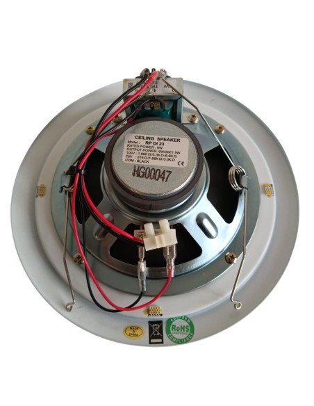 Itc-cdt rp di 23 built-in speaker 6w white d. 230mm (fixing hole d. 200mm)