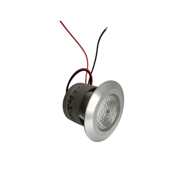 Side e896-g-lbi eyes basic 1w recessed spotlight with f30° ring, white light