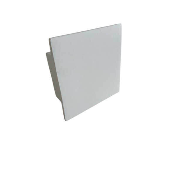 Applique murale carrée en plâtre Belfiore 8672 108 R7S 80 W, dimensions 210 x Dim.210x210mm