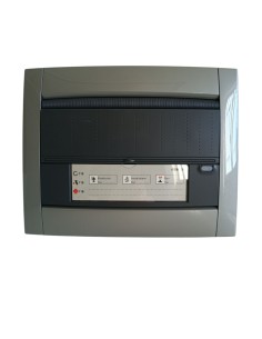 Gewiss koordinierte Einrichtungsschalttafel 12 Module in metallischem Titan GW40711 2