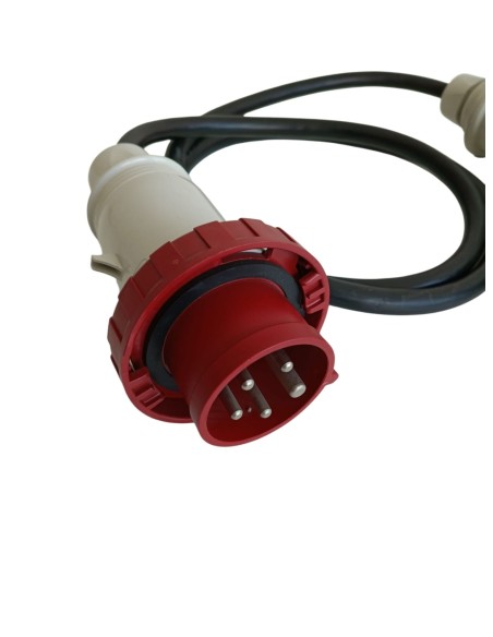 Scame 606 3515-059 scame adattatore triplo c//cavo ip66 spina 3p n t 16a prese 2x 2p t 16a // 1 da 3p t 16a 606 3515-059