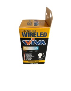 Wiva 12100503 sfera led e27 4w opale 2700°k luce calda 2