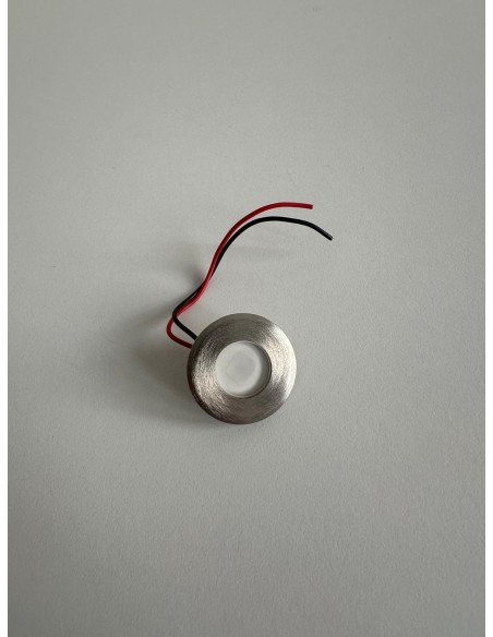 Linea light 86718c00 vissa 1 tondo 1led 0,7w 6000°k nikel spazzolato