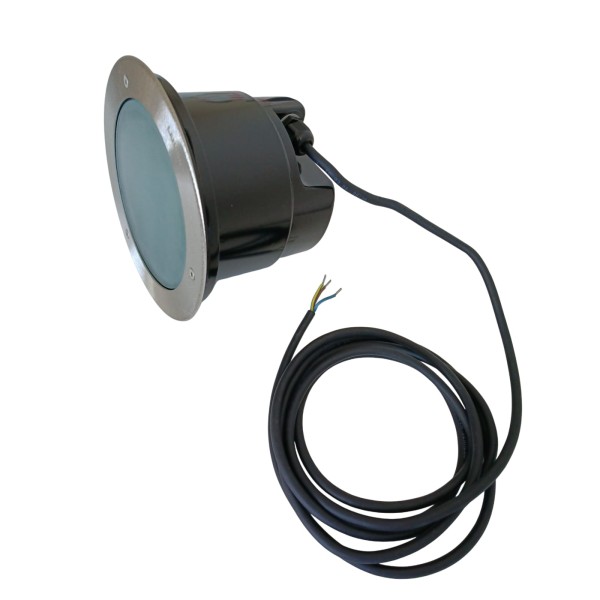 Lanzini 63502 Doha INOX recessed floor spotlight e27 25W ia, 75w par 30