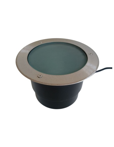 Lanzini 63502 faretto incasso a pavimento Doha INOX e27 25W ia, 75w par 30