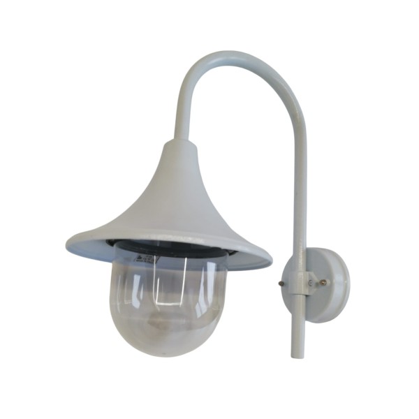 Lanzini 31000 modern wall lantern 100a white