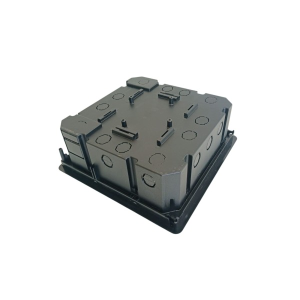 Boîte utilitaire Canaplast hypogéo avec couvercle métallique 305 x 305 x 120 mm