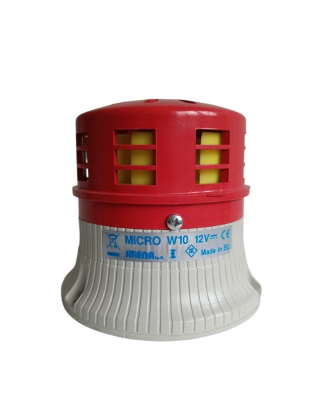 Sirène 42200, avertissement acoustique, micro W10N 12 V CC