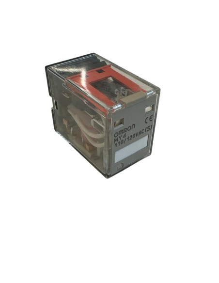 Relais Omron my4110120acs-145, 4 vitesses, 5 A, 110/120 Vca, bornes enfichables