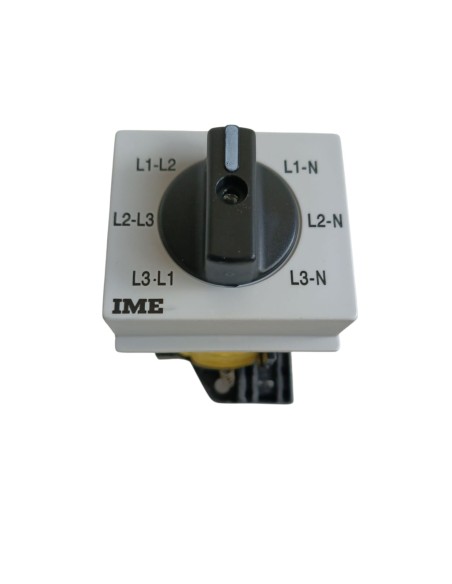 Commutateur voltmétrique Ime AV116 CD3 à 7 positions F-F/F-N