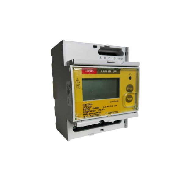 Ime ce4dt36a4 conto d4-pd wh/varh rs485 3mono 63a 230-240v contatore energia attiva e reattiva