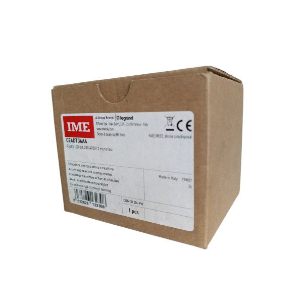 Compteur d'énergie active et réactive Ime ce4dt36a4 conto d4-pd wh/varh rs485 3mono 63a 230-240v