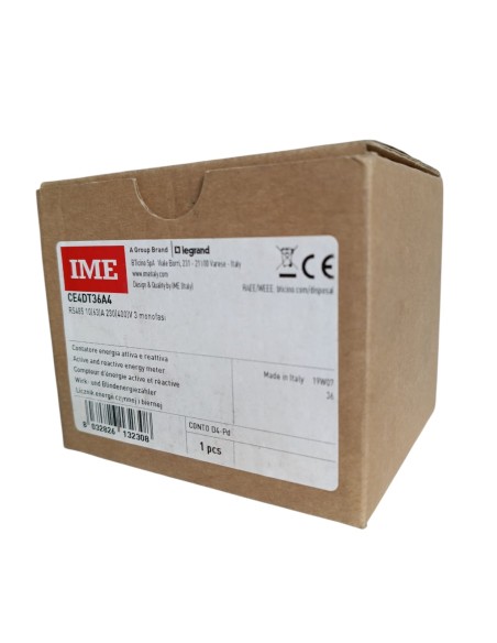 Compteur d'énergie active et réactive Ime ce4dt36a4 conto d4-pd wh/varh rs485 3mono 63a 230-240v