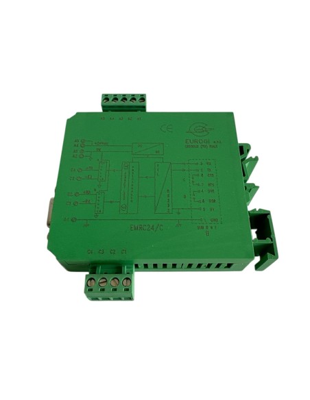 Eurogi 61E016769 RS232 current loop 20mA emrc24/c converter module